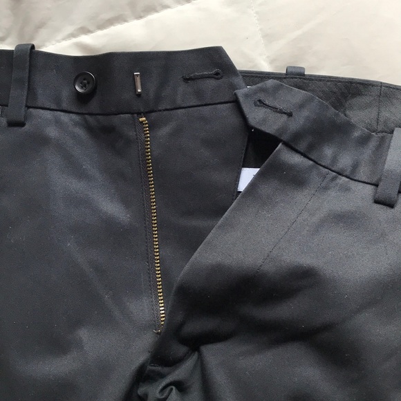 John W Nordstrom Smartcare Black Flat Front Pants - Picture 5 of 8